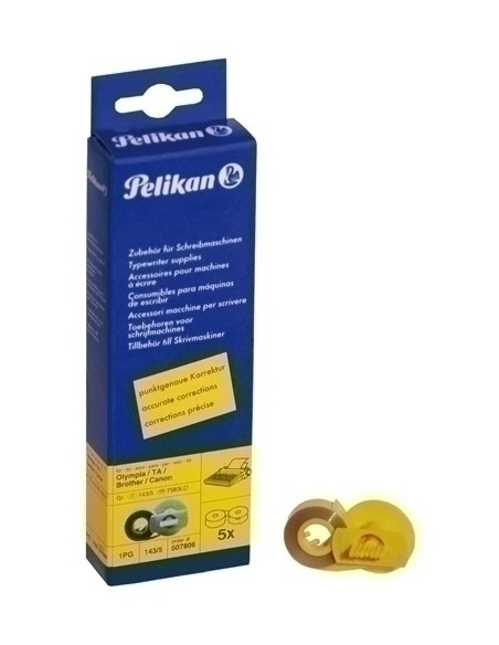 CINTAS MAQUINA Gr143 CORRECTORA OLYMPIABROTHERTA PACK DE 5