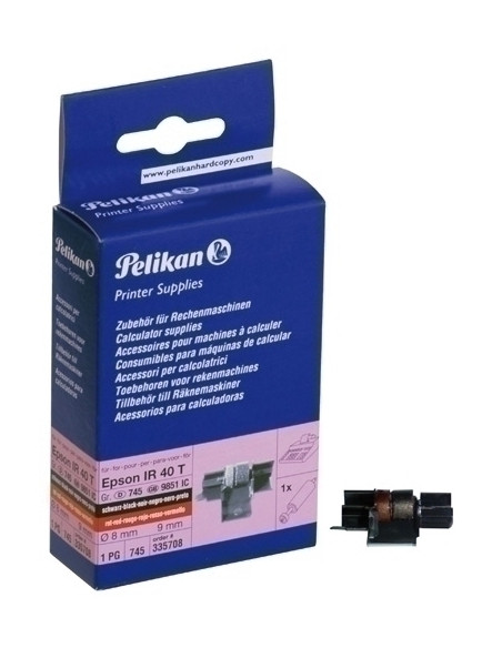 RODILLO CALCULADORAS 745 EPSON IR40-T NEGROROJO