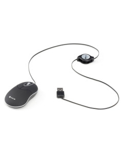 RATON NGS SIN OPTICO USB RETRACTIL NEGRO