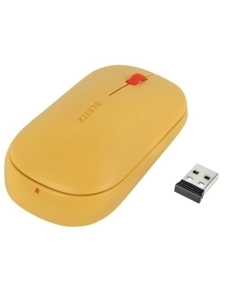 RATON LEITZ OPTICO INALAMBRICO DUAL COSY AMARILLO