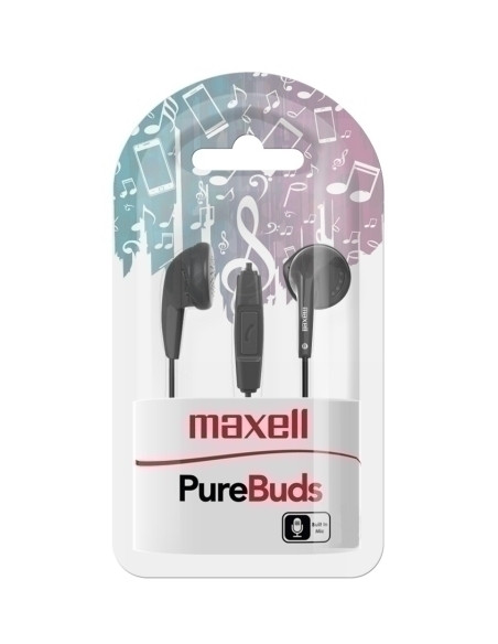 AURICULARES MAXELL DE BOTON NEGRO M668