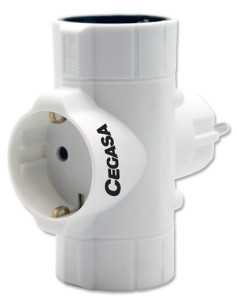 ENCHUFE ADAPTADOR CEGASA 3 TOMAS SCHUKO