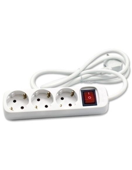 ENCHUFE PROTECTOR CEGASA 3 SALIDAS REGLETA CABLE 14 METROS
