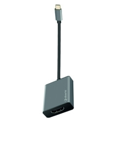 ADAPTADOR SILVER HT USB-C A HDMI 4K NEGRO