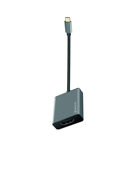 ADAPTADOR SILVER HT USB-C A HDMI 4K NEGRO