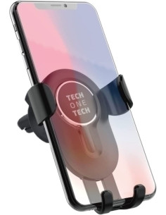 SOPORTE COCHE TECH-ONE-TECH POR GRAVEDAD PARA MOVIL NEGRO