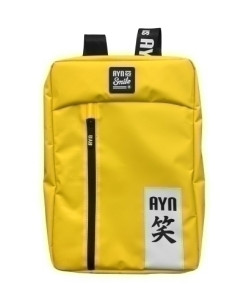 MOCHILA PORTATIL SMILE AKIRA ANTIROBO 16  AMARILLO