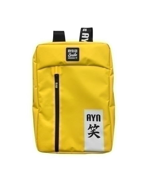MOCHILA PORTATIL SMILE AKIRA ANTIROBO 16  AMARILLO