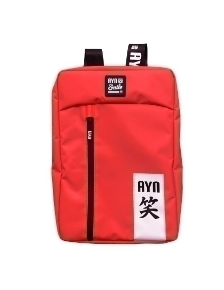 MOCHILA PORTATIL SMILE AKIRA ANTIROBO 16  ROJO