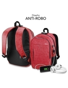 MOCHILA SUBBLIM URBAN LOCK BACKPACK 16  ROJO