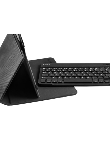 FUNDA TABLET SILVER HT UNIVERSAL 9 -11  CON TECLADO BLUETOOTH GRIPCASE NEGRO