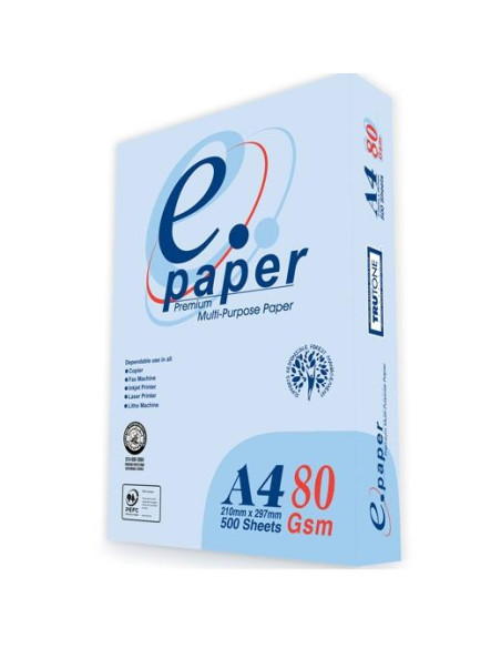 ECO  PAPER PAPEL A4 80GR-   1 CAJA ,5 PAQUETES PAPEL A4 COPY   MAS DE 7 CAJAS SE PALETIZA  SERVICIO PUERTA BAJO NO SE DESPALETIZ