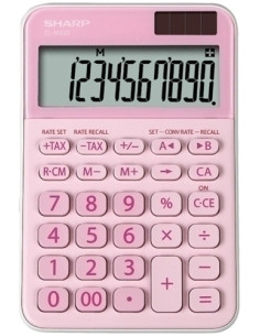 CALCULADORA SOBREMESA SHARP 10 DIGITOS EL-M335BPK ROSA