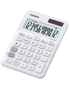 CALCULADORA SOBREMESA CASIO 12 DIGITOS MS-20UC BLANCO