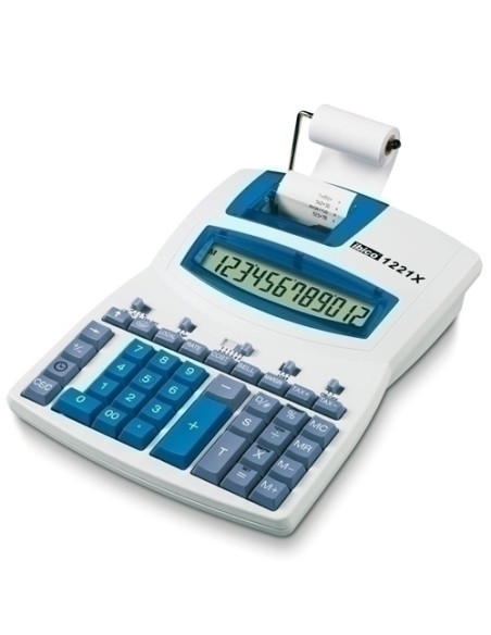 CALCULADORA IMPRESORA IBICO 12 DIGITOS 1221X