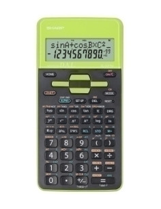 CALCULADORA CIENTIFICA SHARP 10 DIGITOS EL-531TH VERDE 2 líneas