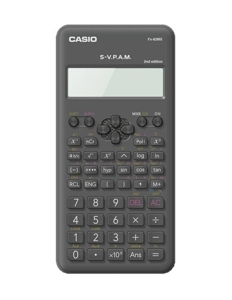 CALCULADORA CIENTIFICA CASIO 102 DIGITOS FX-82 MS-2 2 líneas