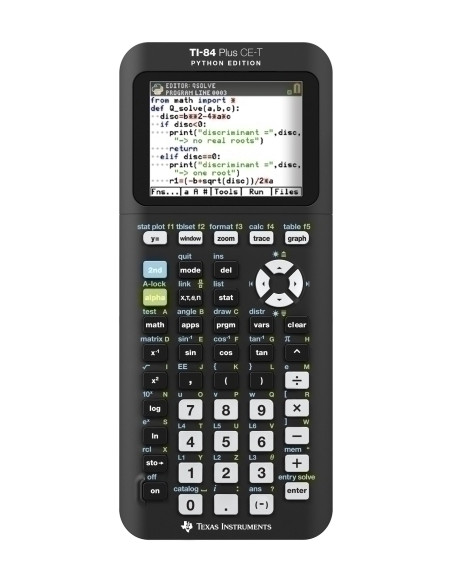 CALCULADORA GRAFICA TEXAS INSTRUMENT TI-84 PLUS CE-T PYTHON
