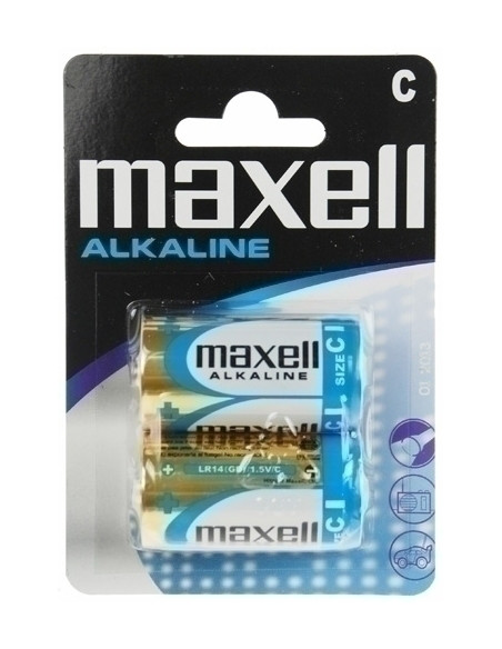 PILAS ALCALINA MAXELL LR14 BLISTER DE 2 M007