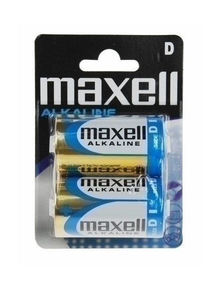 PILAS ALCALINA MAXELL LR20 BLISTER DE 2 M008
