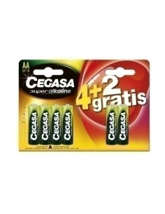 PILAS CEGASA AA PLUS MN1500-LR06 BLISTER DE 6 42 gratis