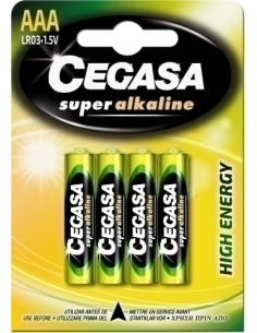 PILAS CEGASA ALCALINA LR03 BLISTER DE 4