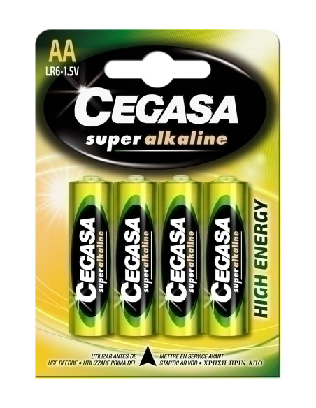PILAS CEGASA ALCALINA LR06 BLISTER DE 4