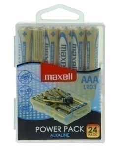 PILAS ALCALINA MAXELL LR03 PACK DE 24 M470