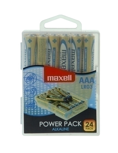 PILAS ALCALINA MAXELL LR03 PACK DE 24 M470