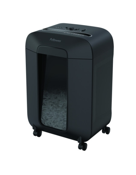 DESTRUCTORA FELLOWES LX85 NEGRA 12h PARTIC Nvseg4- particula 4x40mm ancho 246mm dep19L