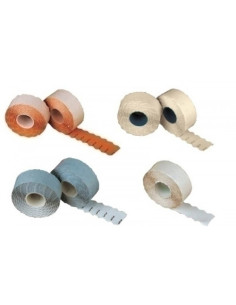 ETIQUETAS de PRECIOS METO N1 ADHREMOVIBLE 26x12 mm BLANCO ROLLO 1500 uds