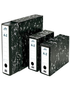 CAJA para ARCHIVADOR OLEF  A4 82mm JASPEADO