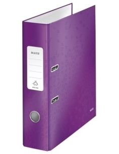 ARCHIVADOR palanca LEITZ WOW A4 180 80mm VIOLETA