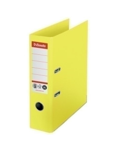 ARCHIVADOR palanca ESSELTE CO2 NEUTRAL N1 CARTON FORRADO A4 75mm AMARILLO VIVIDA