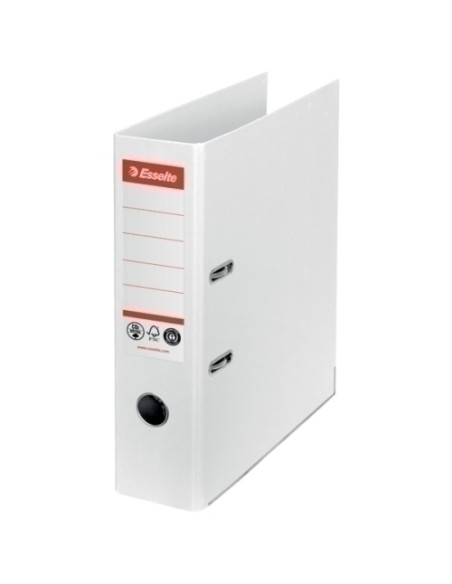 ARCHIVADOR palanca ESSELTE CO2 NEUTRAL N1 CARTON FORRADO A4 75mm BLANCO