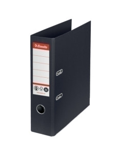 ARCHIVADOR palanca ESSELTE CO2 NEUTRAL N1 CARTON FORRADO A4 75mm NEGRO