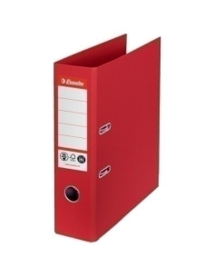 ARCHIVADOR palanca ESSELTE CO2 NEUTRAL N1 CARTON FORRADO A4 75mm ROJO VIVIDA
