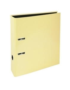 ARCHIVADOR palanca EXACOMPTA PREM TOUCH AQUAREL CARTON FORRADO RADO A4 80mm AMARILLO LIMON