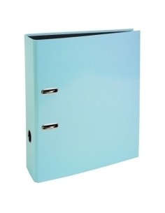 ARCHIVADOR palanca EXACOMPTA PREM TOUCH AQUAREL CARTON FORRADO RADO A4 80mm AZUL PASTEL