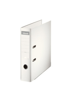 ARCHIVADOR palanca ESSELTE PLASTICO FORRADO con RADO A4 75mm BLANCO