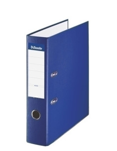 ARCHIVADOR palanca ESSELTE PLASTICO FORRADO con RADO F 50mm AZUL