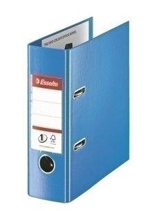ARCHIVADOR palanca ESSELTE PLASTICO con RADO A5 75mm AZUL 46075