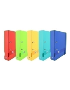 ARCHIVADOR palanca OXFORD LIVE&GO POLYFOAM  A4 70mm SURTIDO 5 col