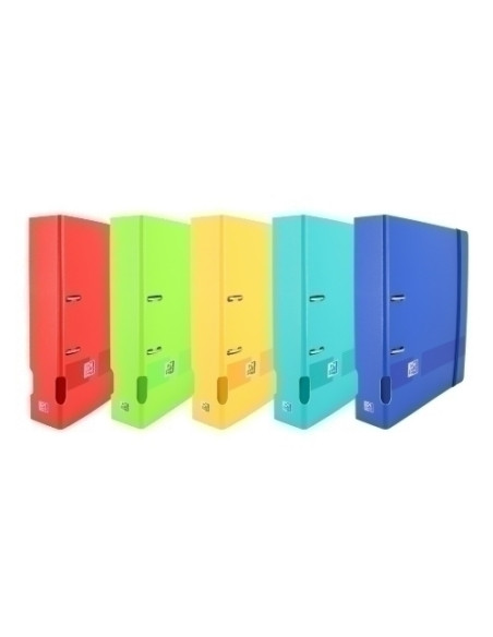 ARCHIVADOR palanca OXFORD LIVE&GO POLYFOAM  A4 70mm SURTIDO 5 col