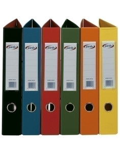 ARCHIVADOR palanca PARDO PLASTICO EXTRA F 70mm NARANJA