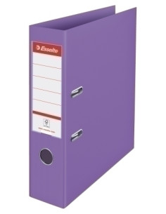 ARCHIVADOR palanca ESSELTE COLOUR BREEZE PLASTICO FORRADO con RADO A4 75mm MALVA