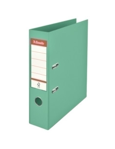 ARCHIVADOR palanca ESSELTE COLOUR BREEZE PLASTICO FORRADO con RADO A4 75mm VERDE