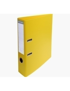 ARCHIVADOR palanca EXACOMPTA PREM TOUCH FORRADO PVC RADO A4 70mm AMARILLO