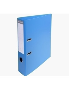 ARCHIVADOR palanca EXACOMPTA PREM TOUCH FORRADO PVC RADO A4 70mm AZUL