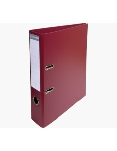 ARCHIVADOR palanca EXACOMPTA PREM TOUCH FORRADO PVC RADO A4 70mm BURDEOS